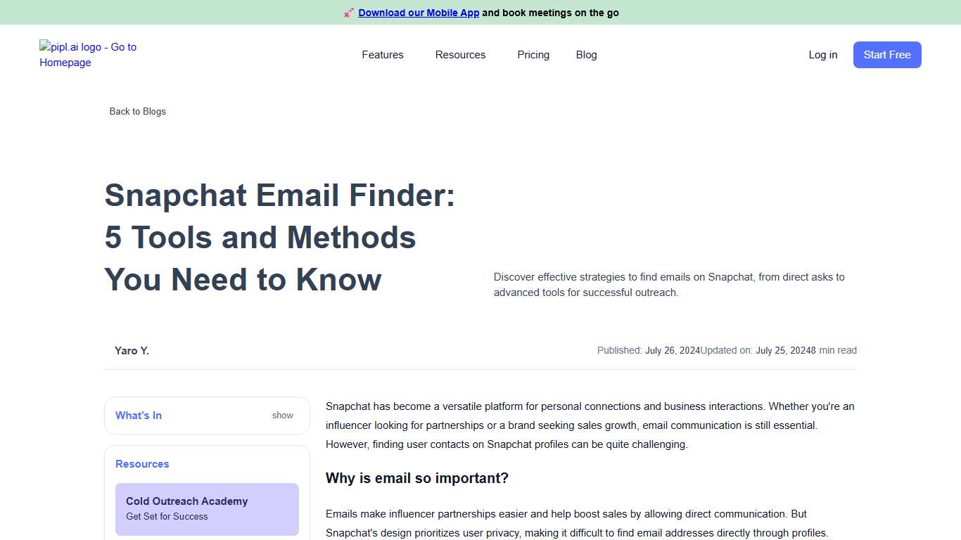Snapchat Email Finder: 5 Tools and Methods You Need to Know
